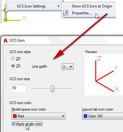 UCS properties